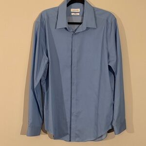 Calvin Klein Men's Sky Blue Dress Shirt